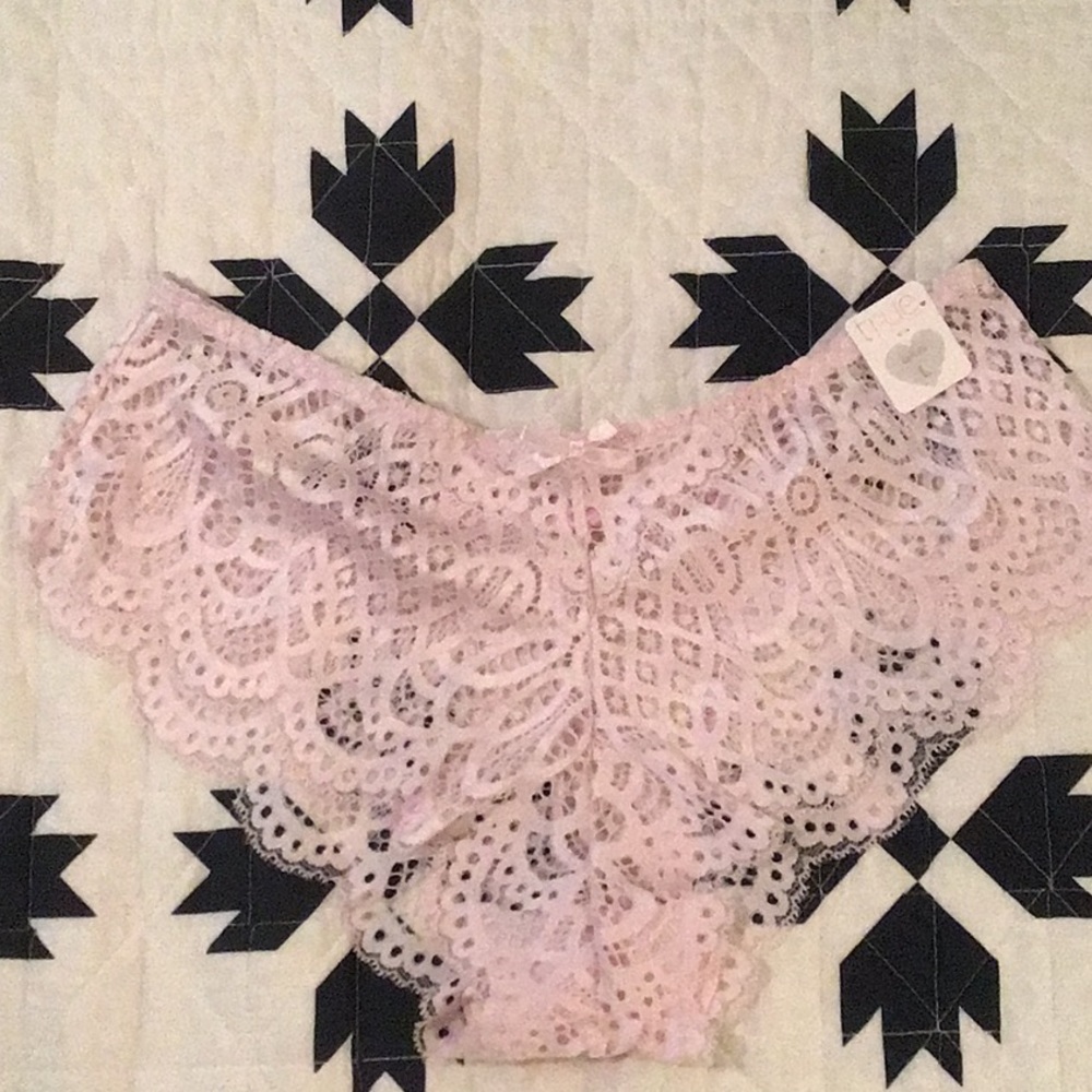 Pink panty and Light Cream panty.  Both made by “true”.